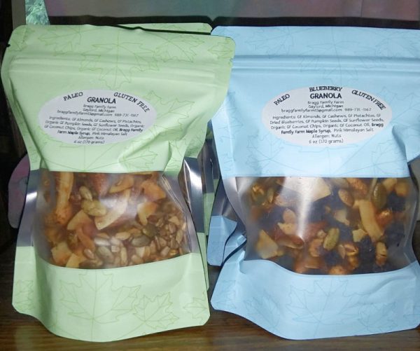 Grain free granola made by Bragg Family Farm 
