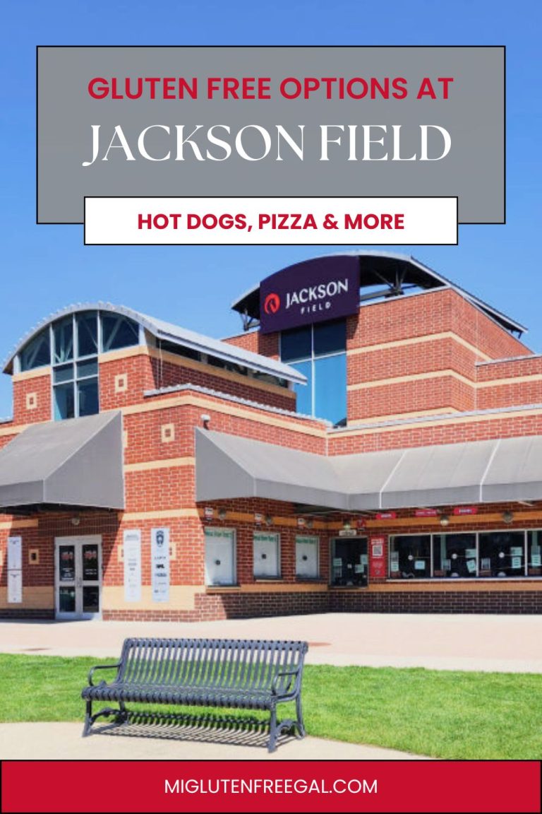 Lansing Lugnuts Gluten Free Options at Jackson Field Pin