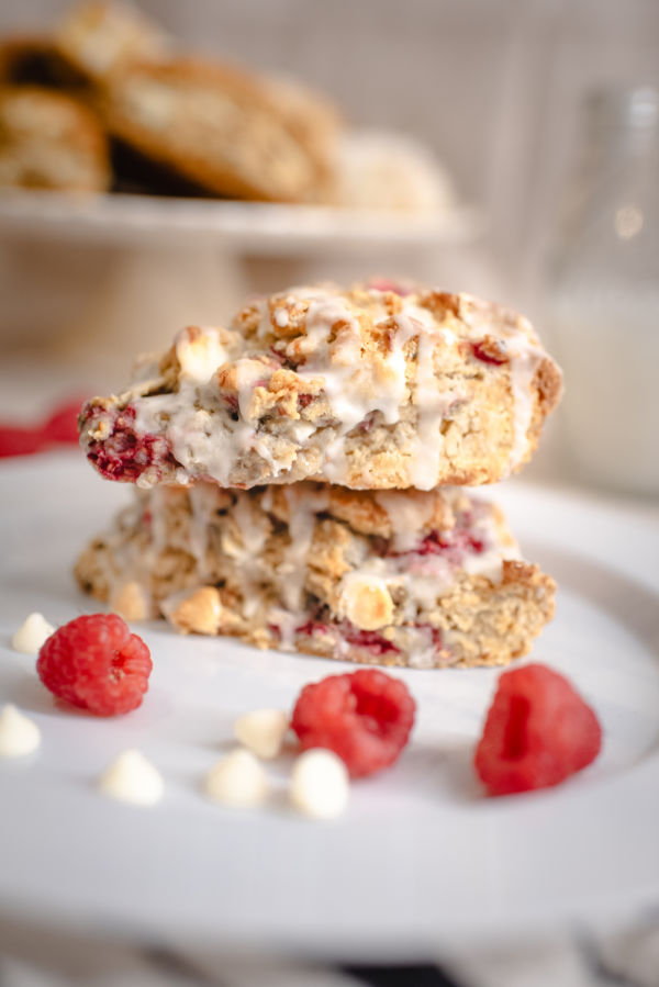 Rolling Scones Gluten Free Raspberry White Chocolate SCones