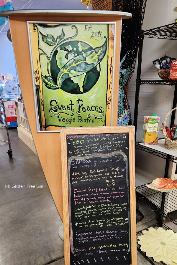 Sweet Peaces is a 100% vegan stand at the Farmers Market with some gluten free baked good options. 