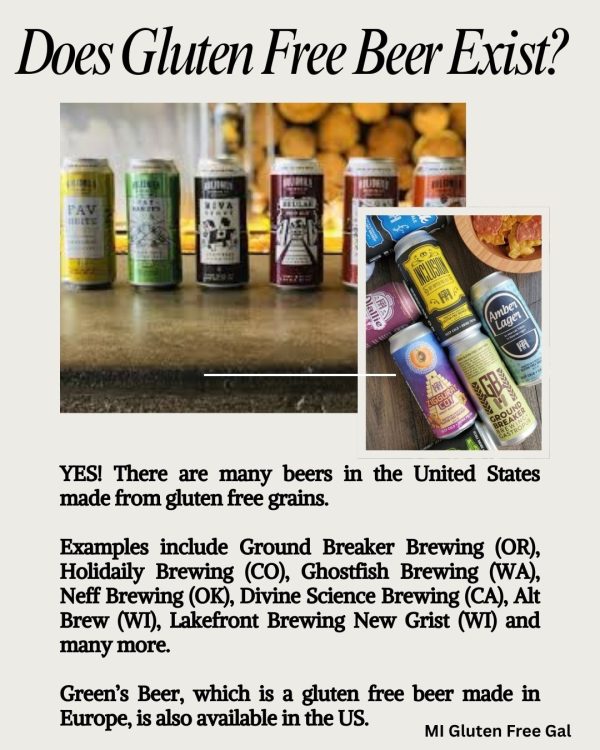Brands of gluten free beer