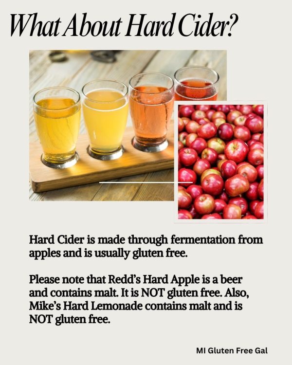 Is Hard cider gluten free?