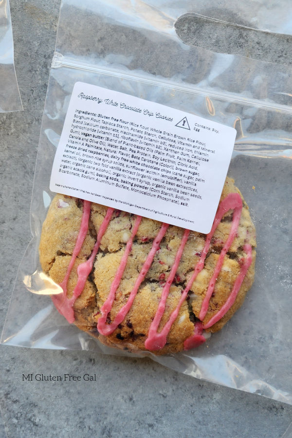 Taste Without a Trace Cookie Ingredients