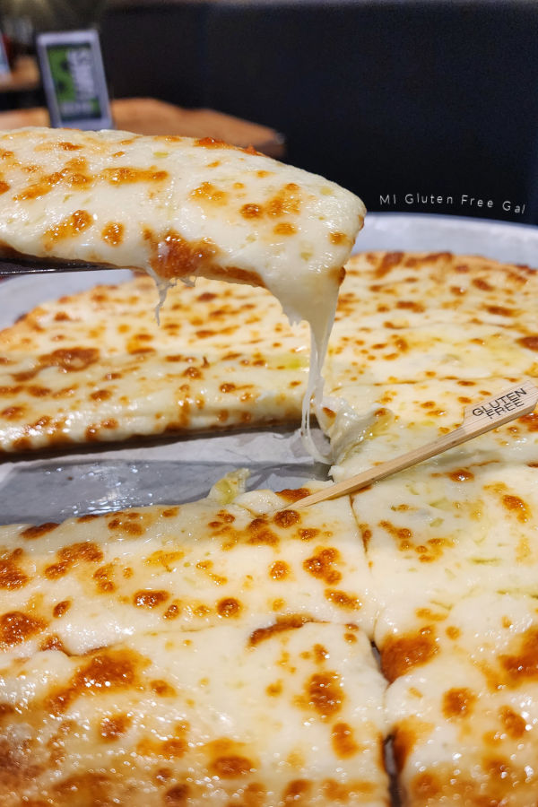 Gluten Free Cheese Bread at 5 LAKES BREW PUB
