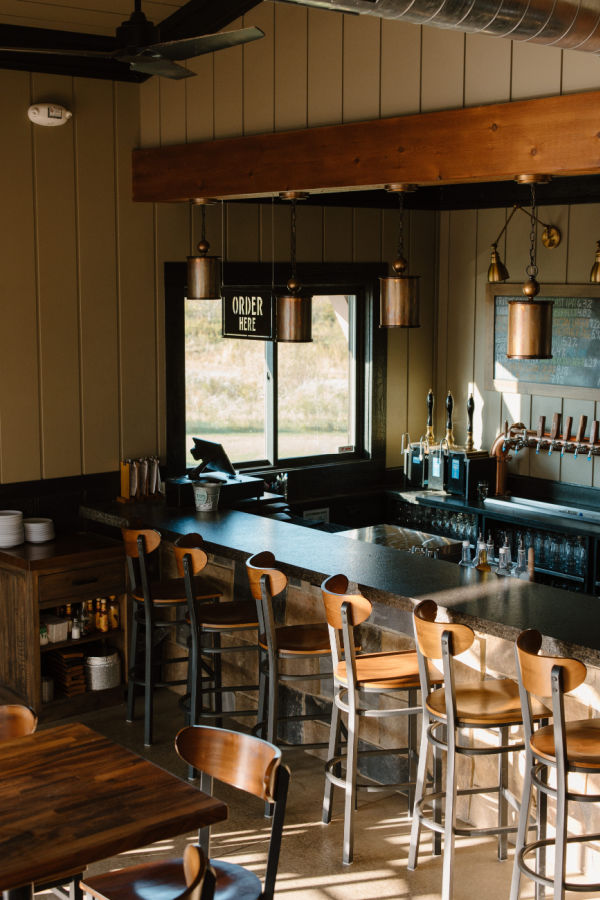 Interior of Archival Brewing in Belmont, MI
