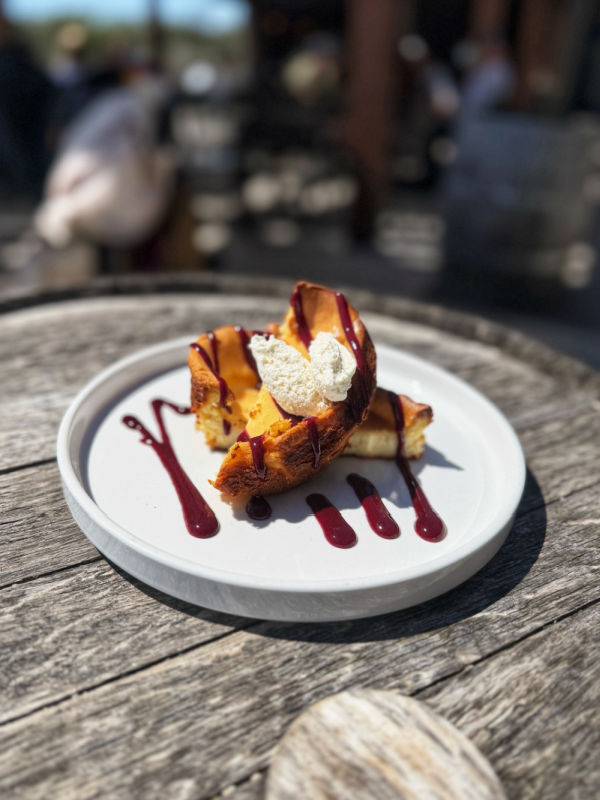 Gluten Free Cheesecake at Archival Brewing in Belmont, MI