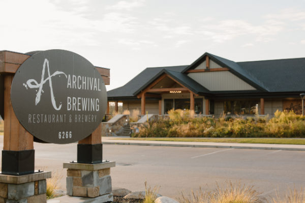 Exterior of Archival Brewing in Belmont, MI