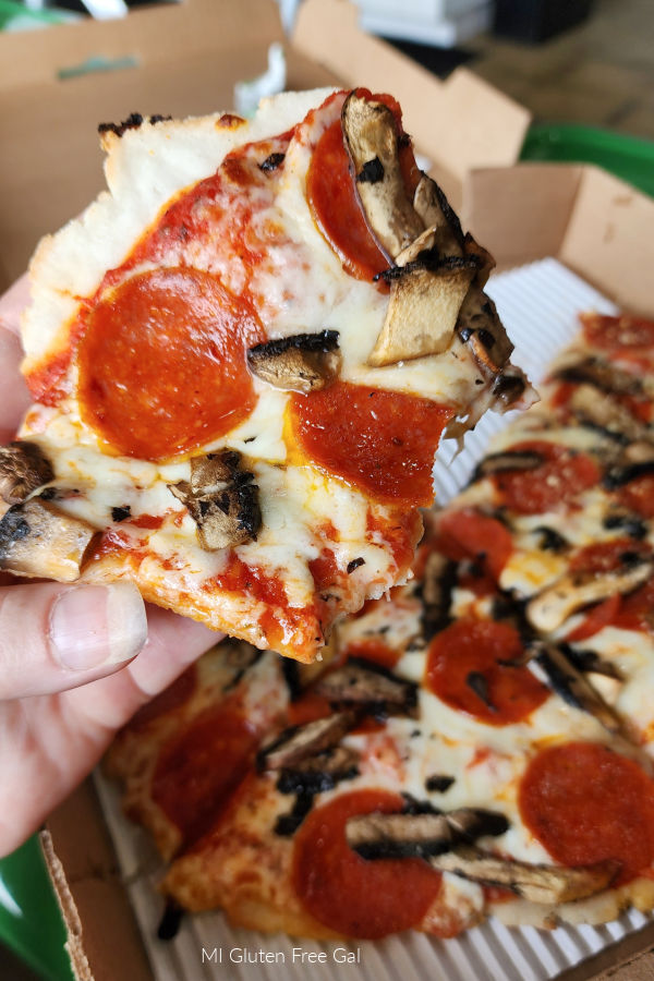 Tru Pizza Gluten Free Pepperoni and Mushroom Pizza