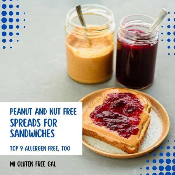 gluten free and nut free spreads for sandwiches