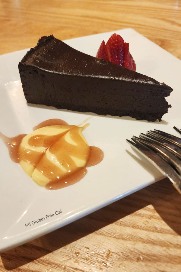 Sedona Taphouse Chocolate Decadence Gluten Free Flourless Cake