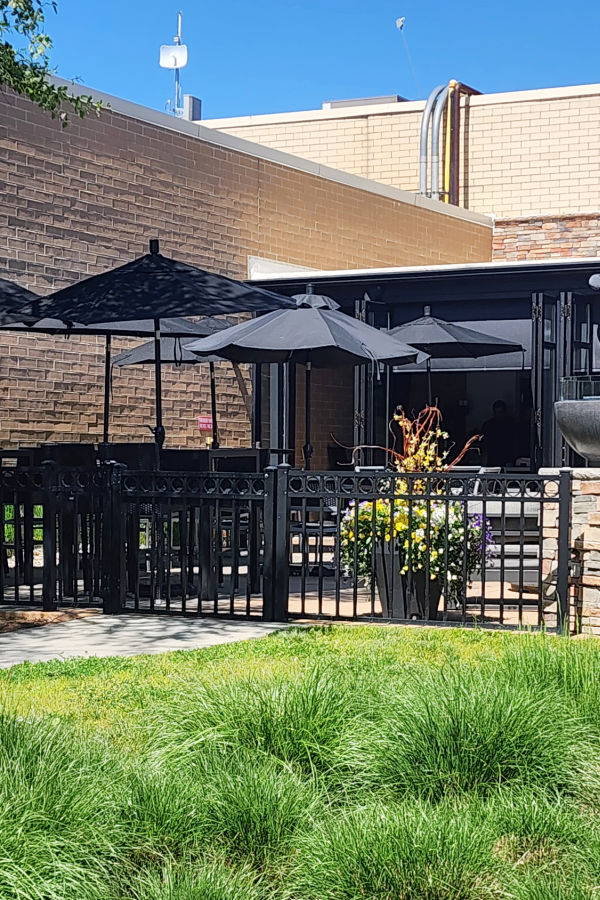 Sedona Taphouse Patio Seating Nive, Michigan location