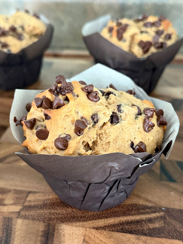 Simply Sweet Gluten Free Bakery gluten free chocolate chip muffins