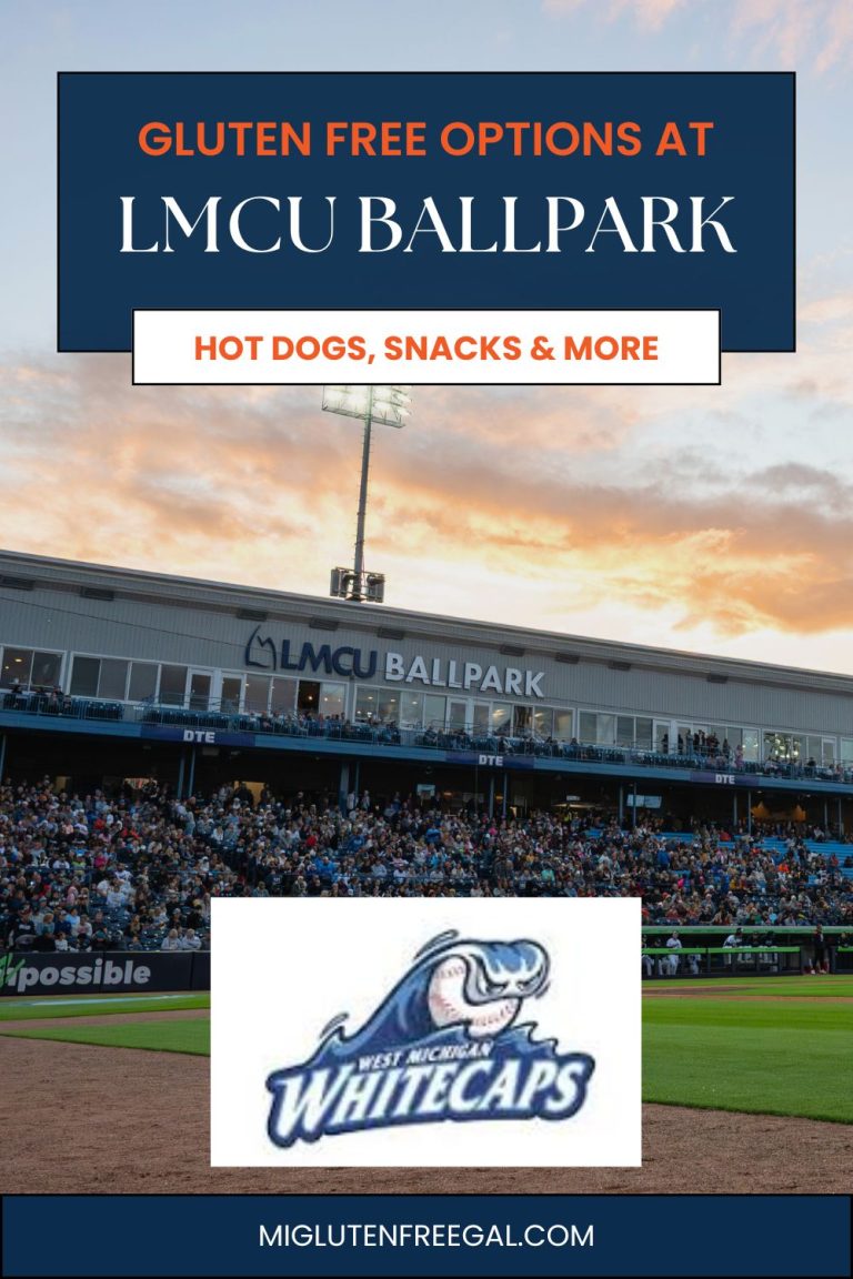 Gluten Free Options at West Michigan White Caps LMCU Ballpark