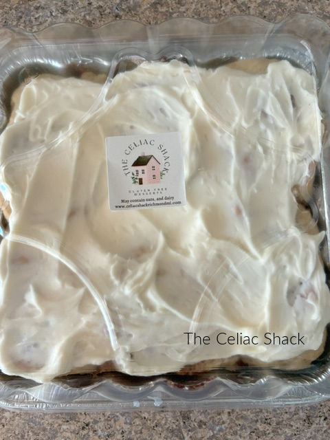 The Celiac Shack in Richmond, MI is well known for their gluten free cinnamon rolls
