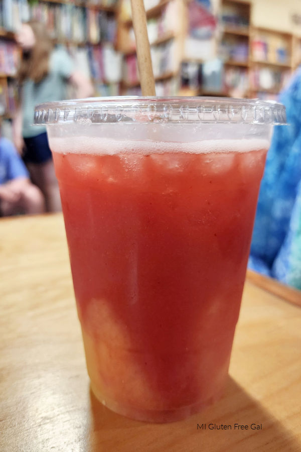 Sunrise Drink at the Newaygo Bookstore in Michigan