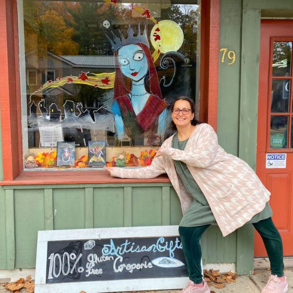 Krystal Johnson owner of Newaygo Bookstore