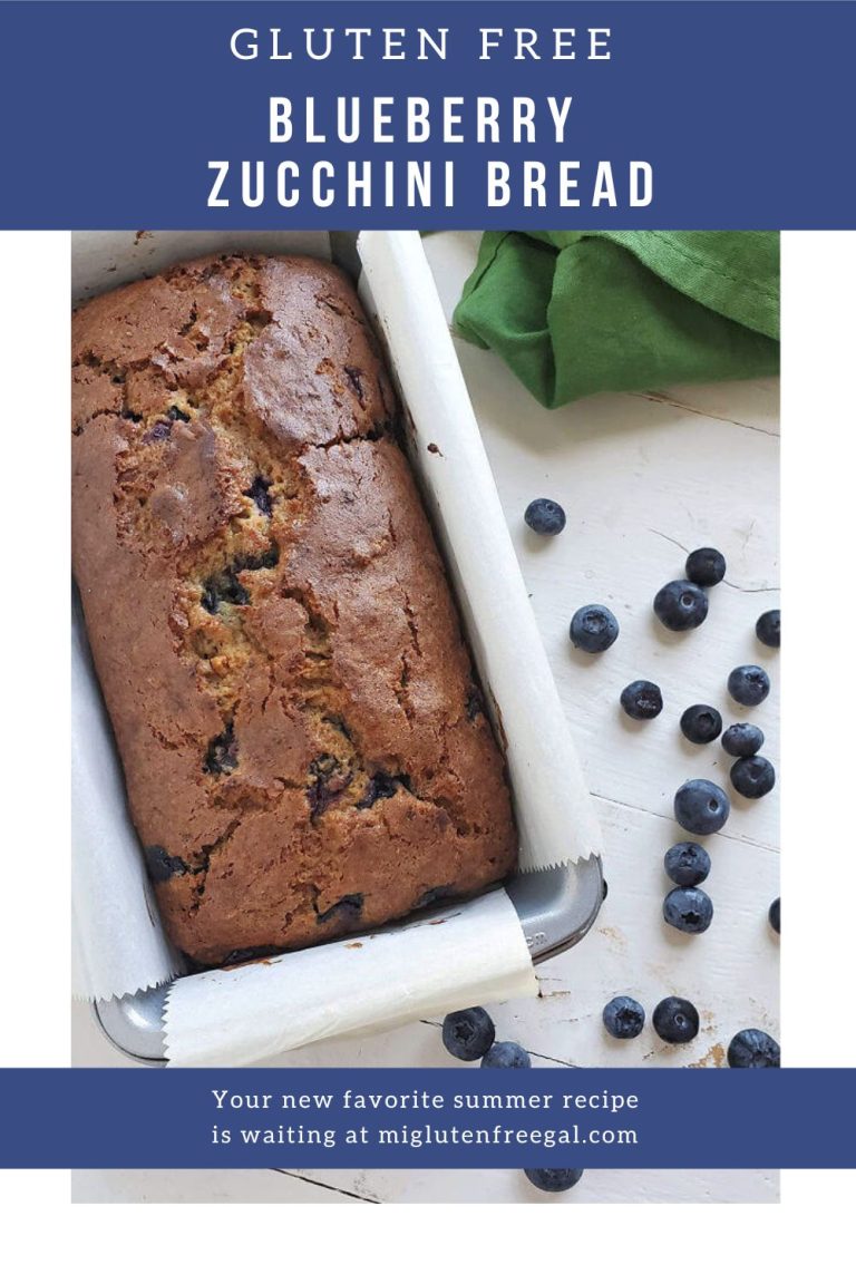 Gluten Free Blueberry Zucchini Bread